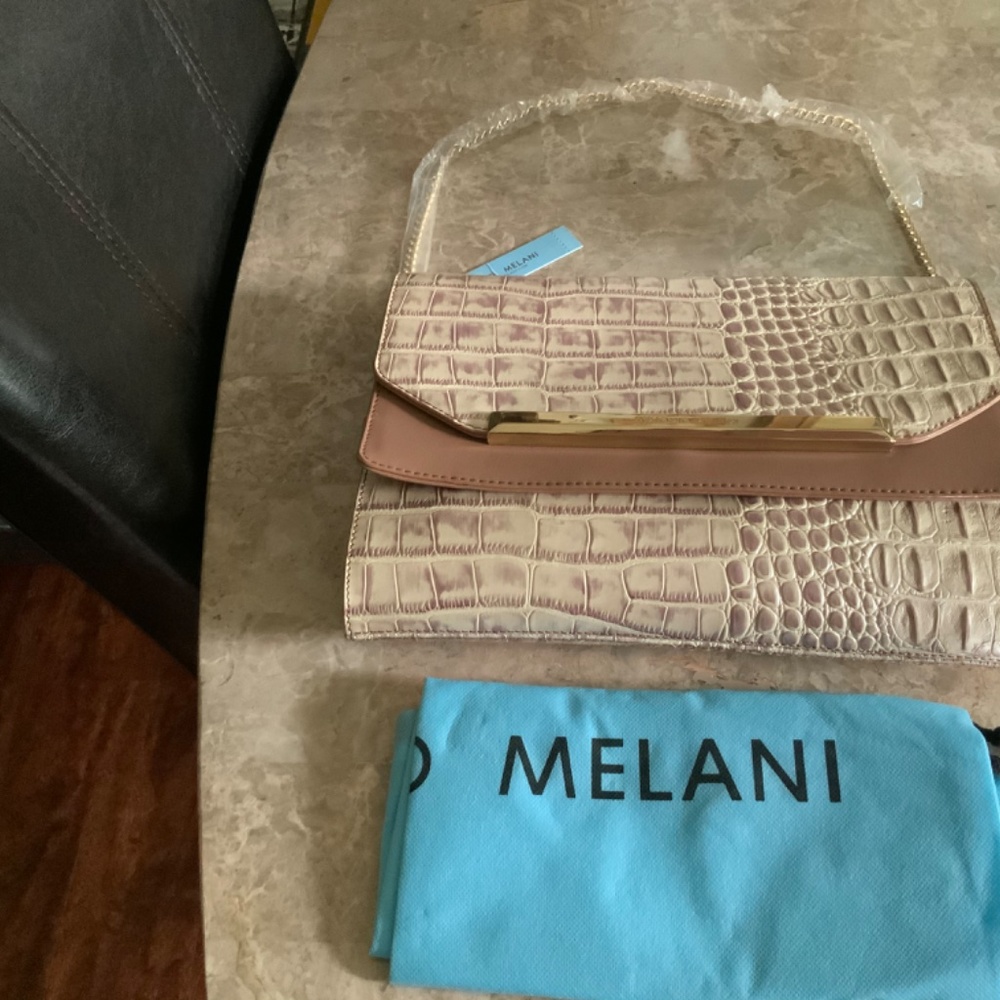 ANTONIO MELANI dusty crocodile purse - Picture 4 of 6